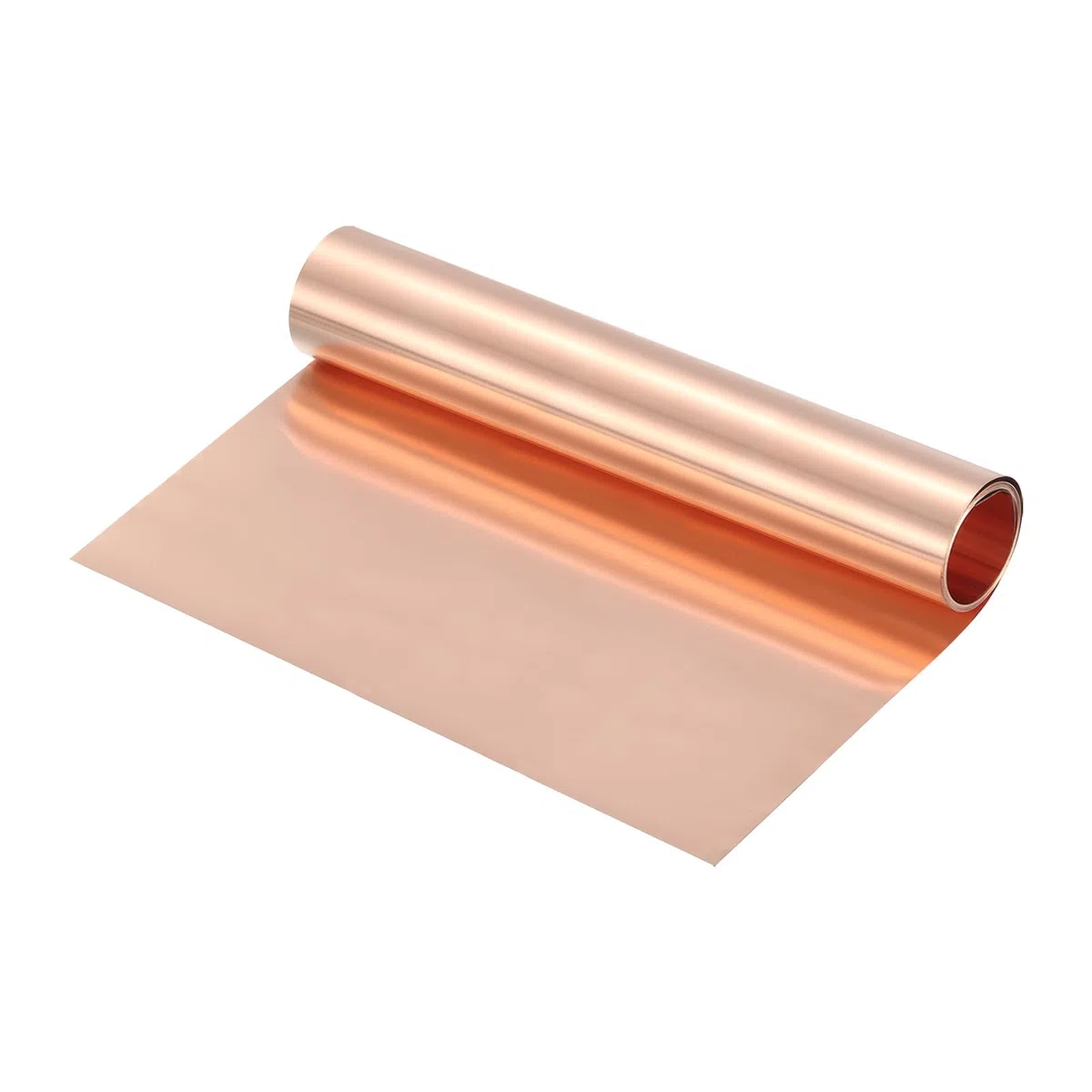 QUARKZMAN Rotolo Di Lamiera Di Rame 2500mm x 200mm x 0.01mm, 8" x 8.2ft 38 Gauge Lamierino Di Rame Puro Al 99.9% Per Progetti DIY Elettrici (Multiple Dimensioni)