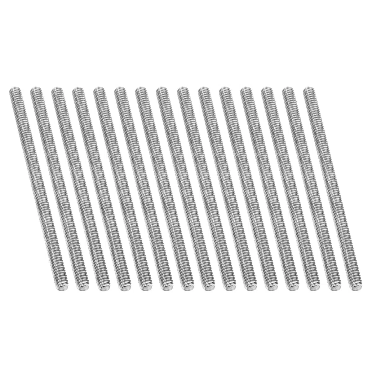 PATIKIL 5/16"-18 UNC Asta Completamente Filettata Acciaio Inossidabile 304, 15pz Lungo 4,7" Vite Filettata Lunga Filettatura Destra per Bulloni Ancoraggio Morsetti Ganci Bulloni U