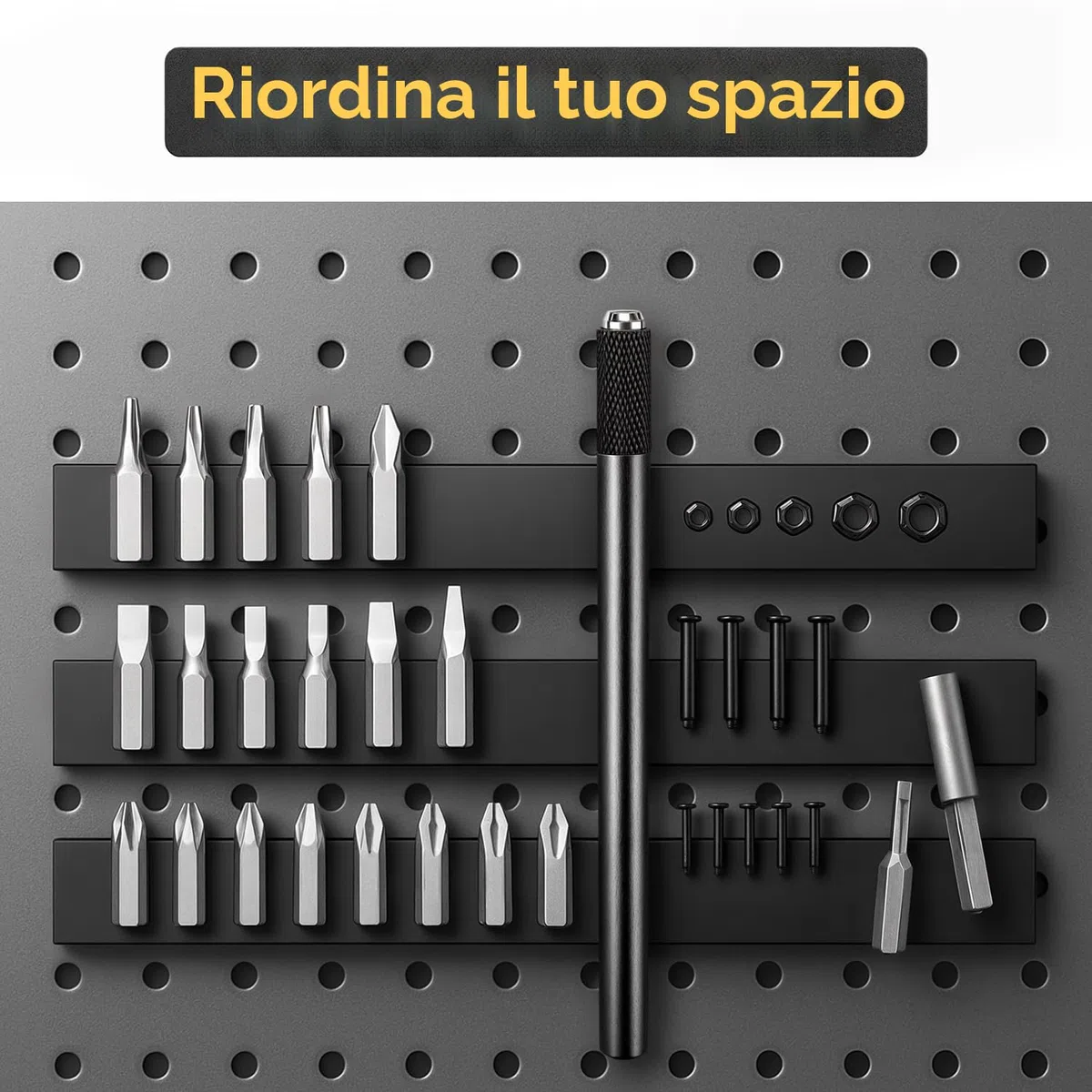 Strisce Magnetiche Adesive, 12 Pezzi 15cm x 25mm x 2mm Nastro Adesivo Magnetico, Calamita Adesiva per Cucina Garage Studio Ufficio