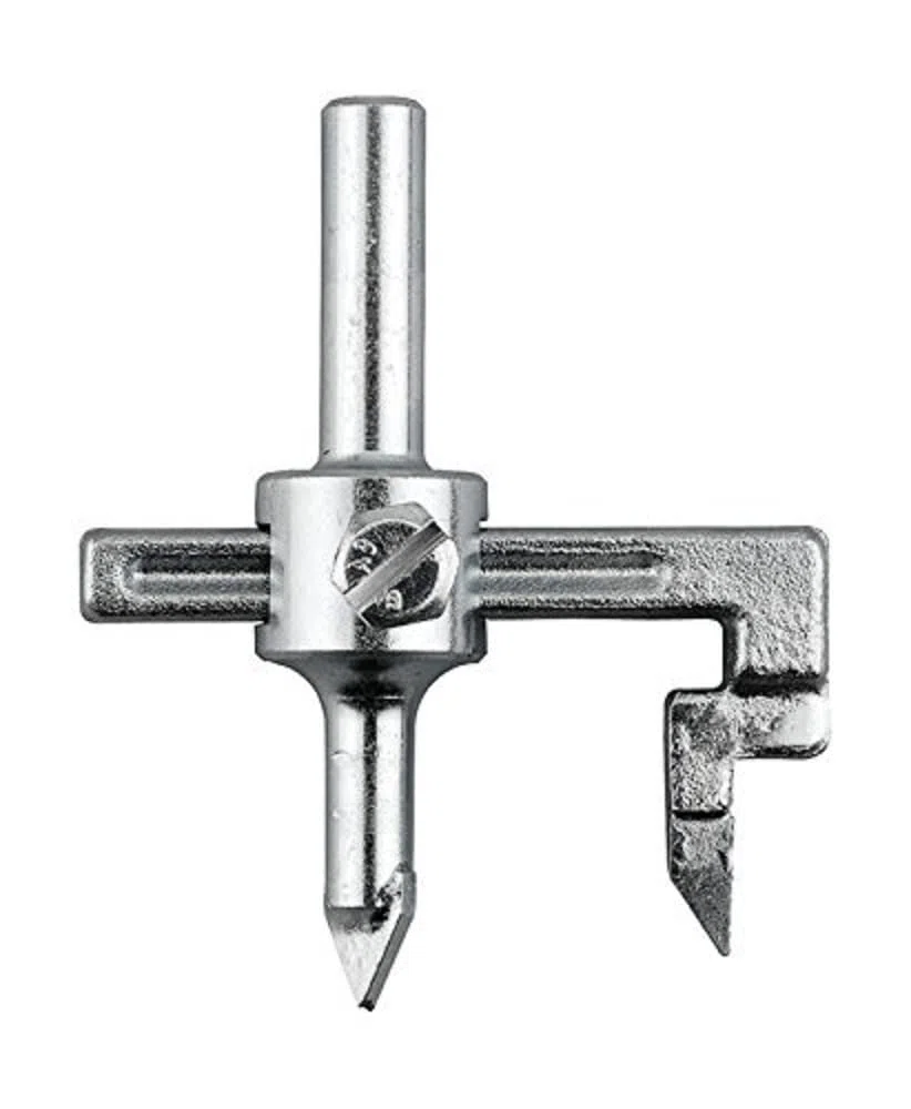 kwb Taglierina circolare con taglio in metallo duro 178100 (regolabile infinitamente da 20 a 90 mm, per piastrelle, mattoni o plastica)