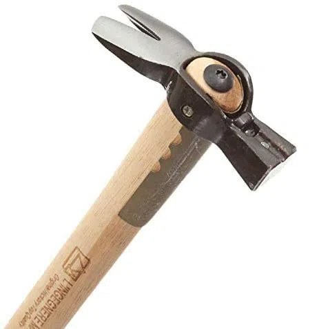 MARTELLO FORGIATO CLASSICO 200 GR. CON MANICO LEGNO 60 CM.