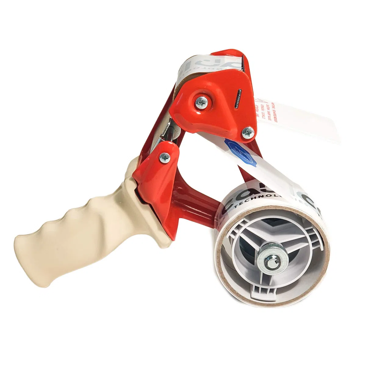 Dispenser Manuale di Nastro adesivo Professionale, Tendinastro da magazzino in Ferro, Nastratrice 50mm con Frizione regolabile, Applicatore da imballaggio, impugnatura ergonomica