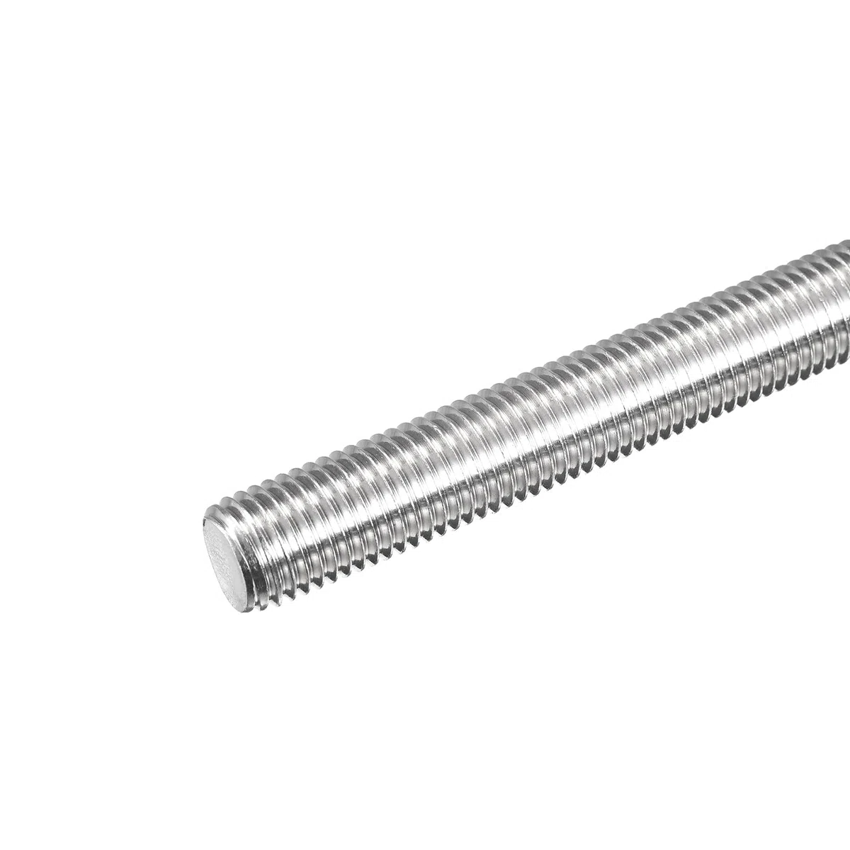 sourcing map Asta completamente filettata M16 x 350 mm, passo filettatura 2 mm, in acciaio inox 304, filettatura destra