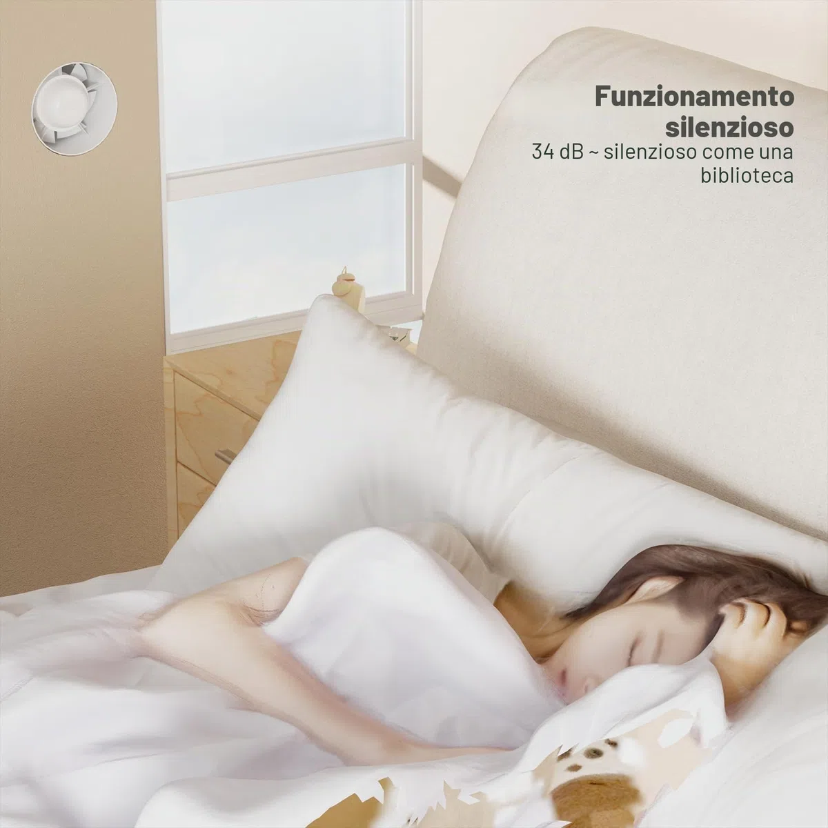 Estrattore Assiale 150 mm,Ventilatore Tubolare Estrattore Aria Silenzioso Ventola per Migliorare Qualità Aria per Cucina Magazzino Serre Impianti di Ventilazione Fai Da Te Aspiratore（Nessuna spina）