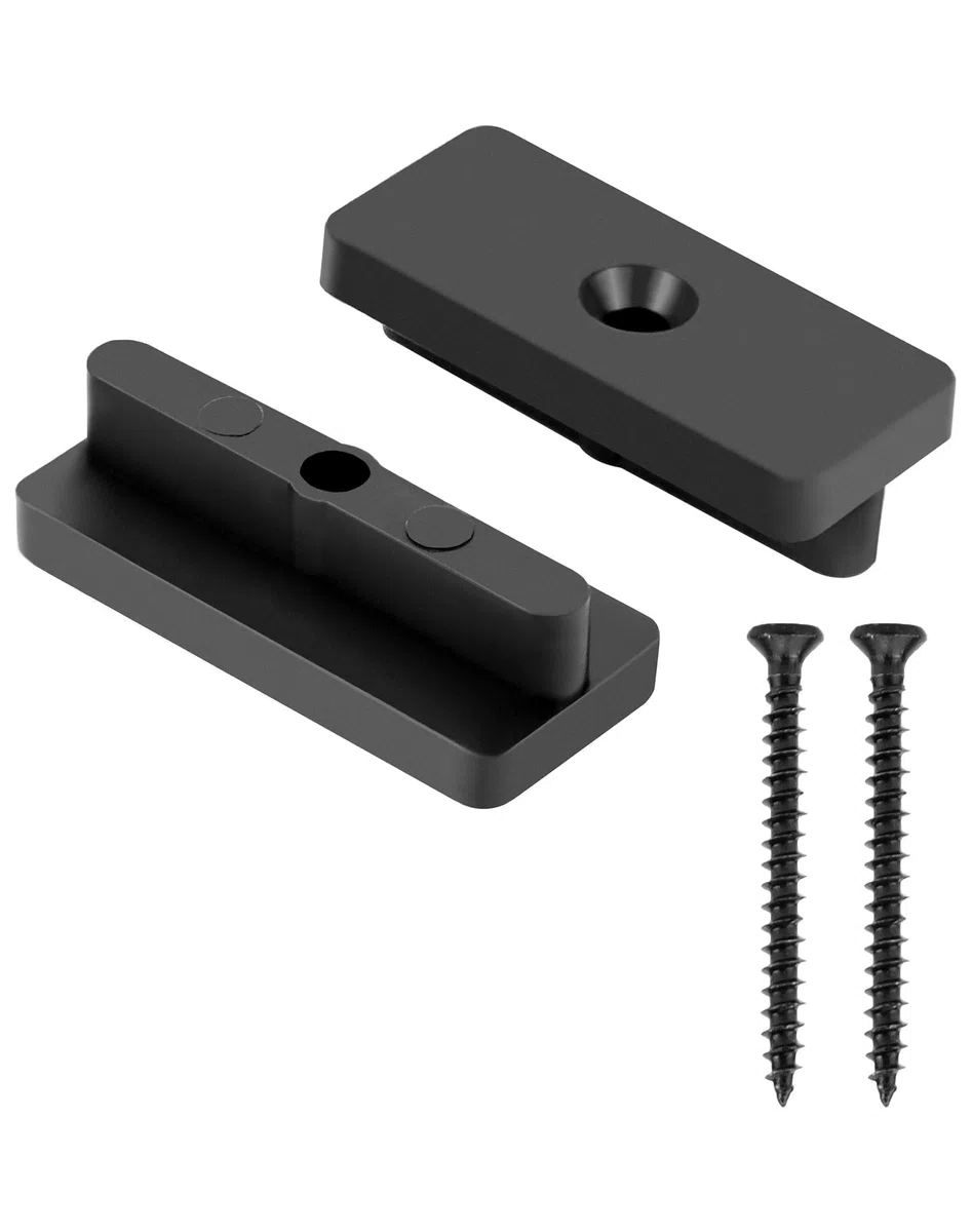 QWORK® 200 Clip di Fissaggio in Plastica ad Alta Densità per Pannello di Decking Composito - Distanziatori Nascosti da 5 mm con Viti