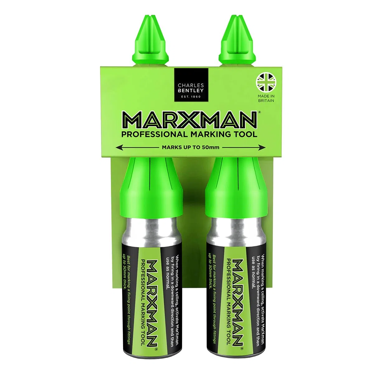 Marxman, confezione da 2 gessetti non permanenti per marcatura fai da te
