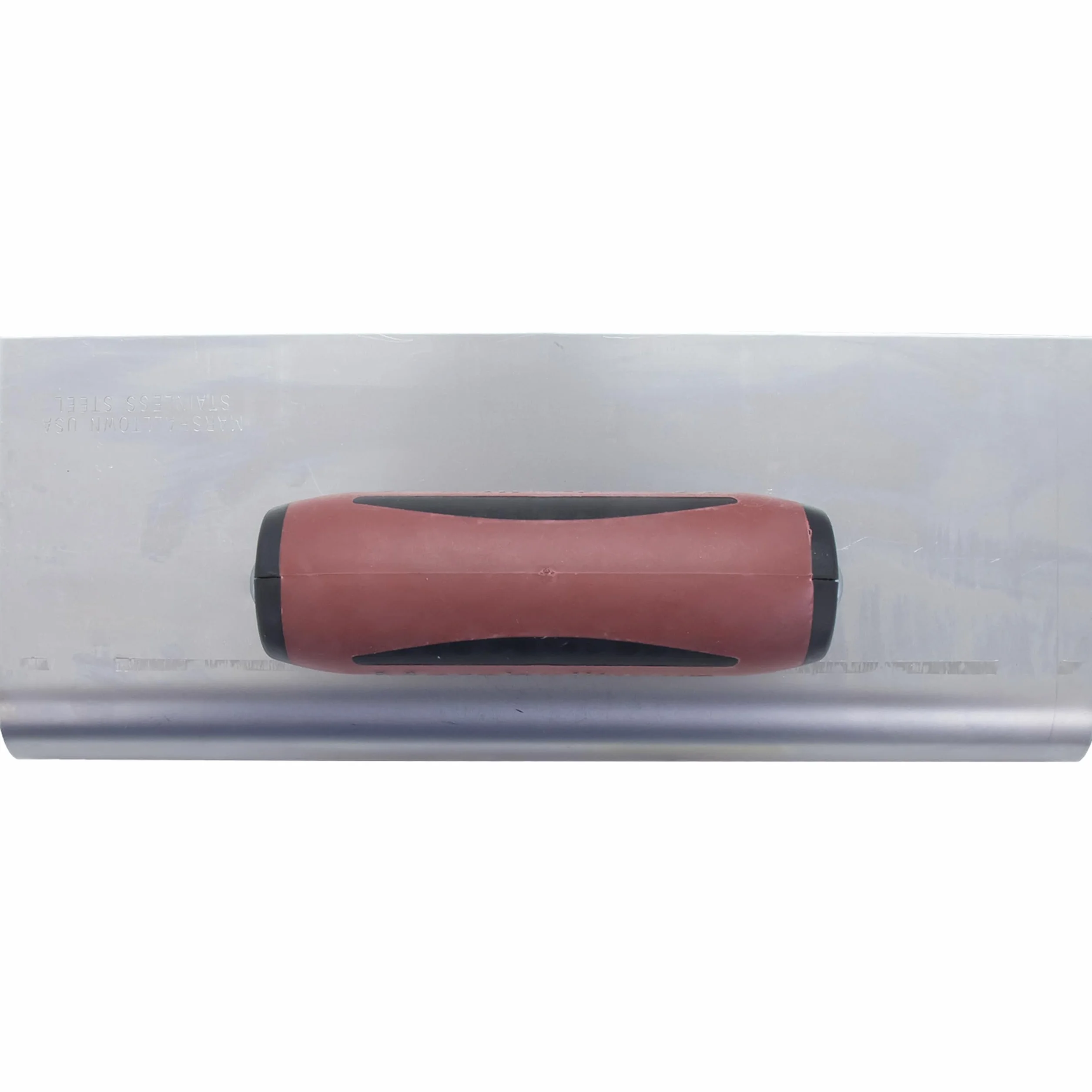Frattazzo per bordi Marshalltown in acciaio inossidabile con impugnatura Durasoft, per arrotondare il calcestruzzo, raggio: 19 mm, labbro 25 mm, dimensioni della frattazzo: 254x102 mm