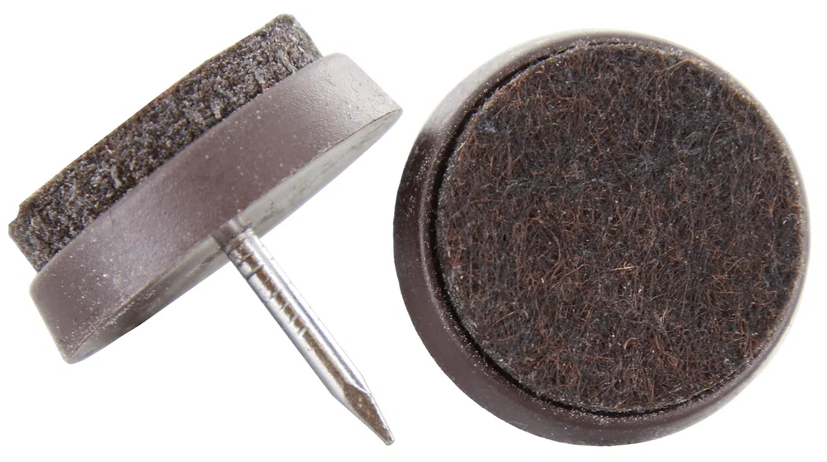 SOTTOSEDIE FELTRO CON CHIODO D MM 30 MARRONE PZ 100