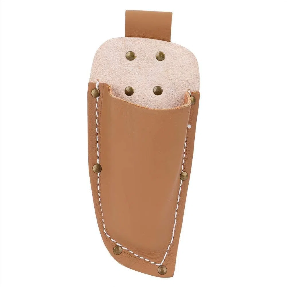 HERCHR Custodia per Forbici da potatura da Giardinaggio in Pelle, Antiscivolo Fondine per Forbici Cesoie, Portatile Guaina in cuoio per forbici da potatura, fondine per coltelli in pelle con fibbia