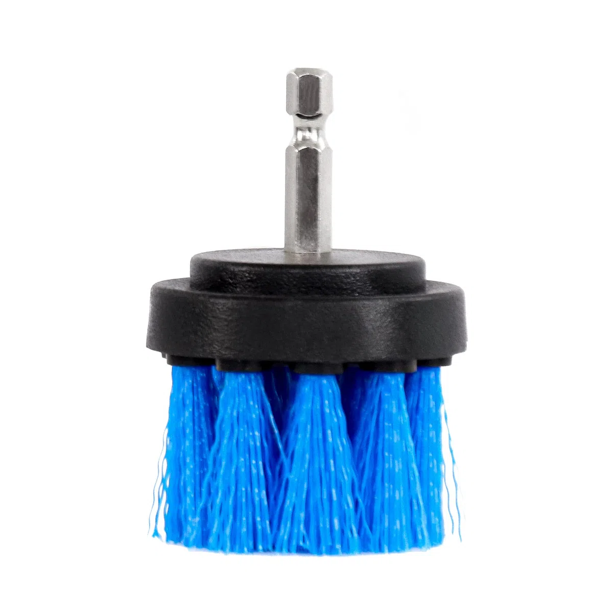 WERKFIX Set 6 Spazzole per Trapano Elettrico. Set di Spazzole con Setole Blu Medie per Pulizia Legno Piastrelle e Ceramica Plastica Pavimenti Cucina. kit di spazzole per pulizia.