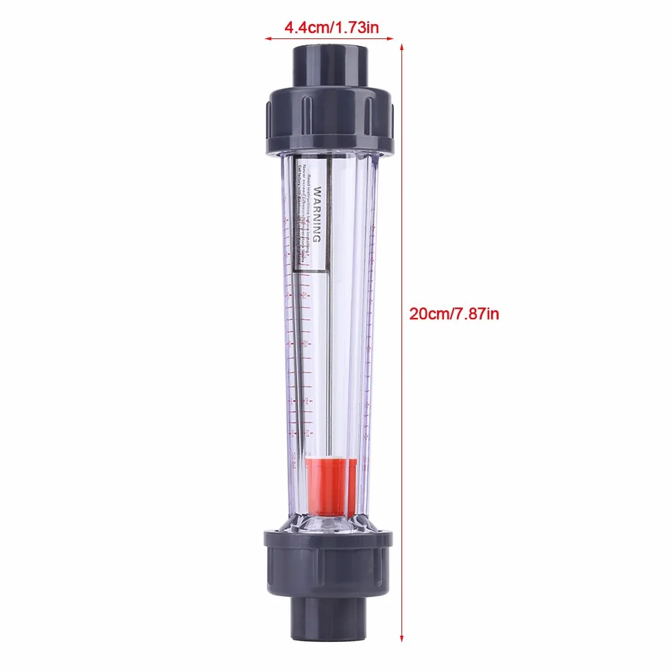 Misuratore di portata d'acqua, tipo di tubo 25-250L / H Flussimetro istantaneo in plastica per Etroleum, industria leggera, alimenti, protezione ambientale