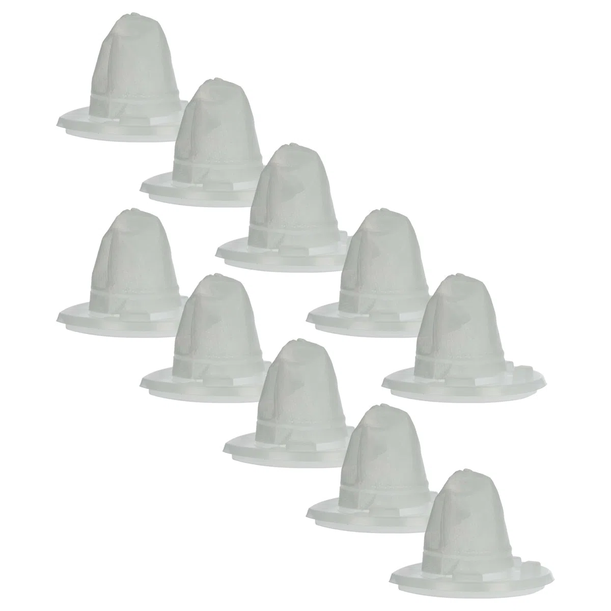 vhbw 10x filtro compatibile con Black & Decker Dustbuster DV7210ECN, DV7210NF, DV9610AN, DV7215 aspirapolvere a mano - unità filtrante