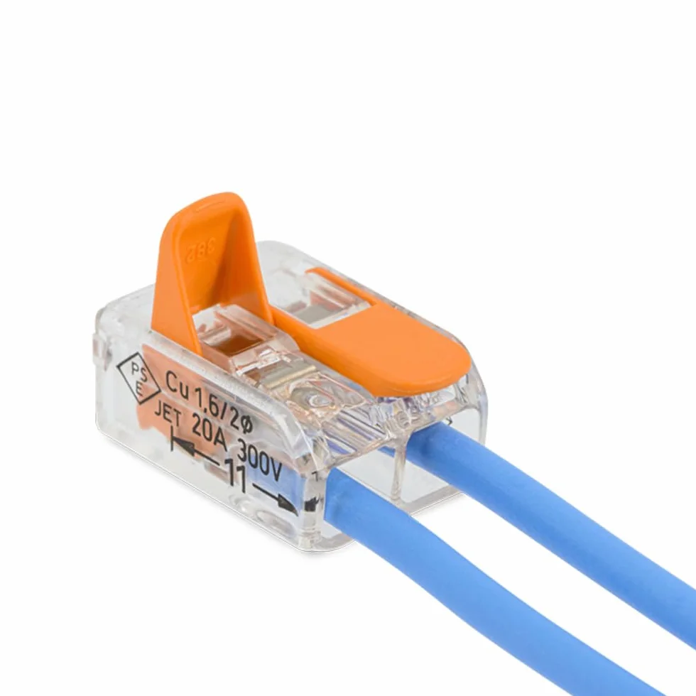 Wago - Blister variegato di 40 terminali di collegamento automatico 2,3 e 5 ingressi S221 (terminale 20-2; terminale 15-3 way; terminale 5-5)