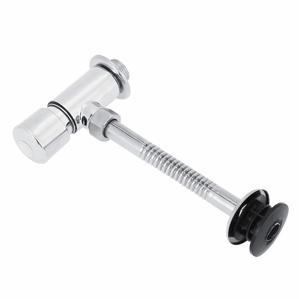 Valvole a Filo WC in Lega Zinco, Resistente Esposta Manuale Flowise Pressatura a Mano Strumento Lucidato Cromato per Casa Bagno Albergo