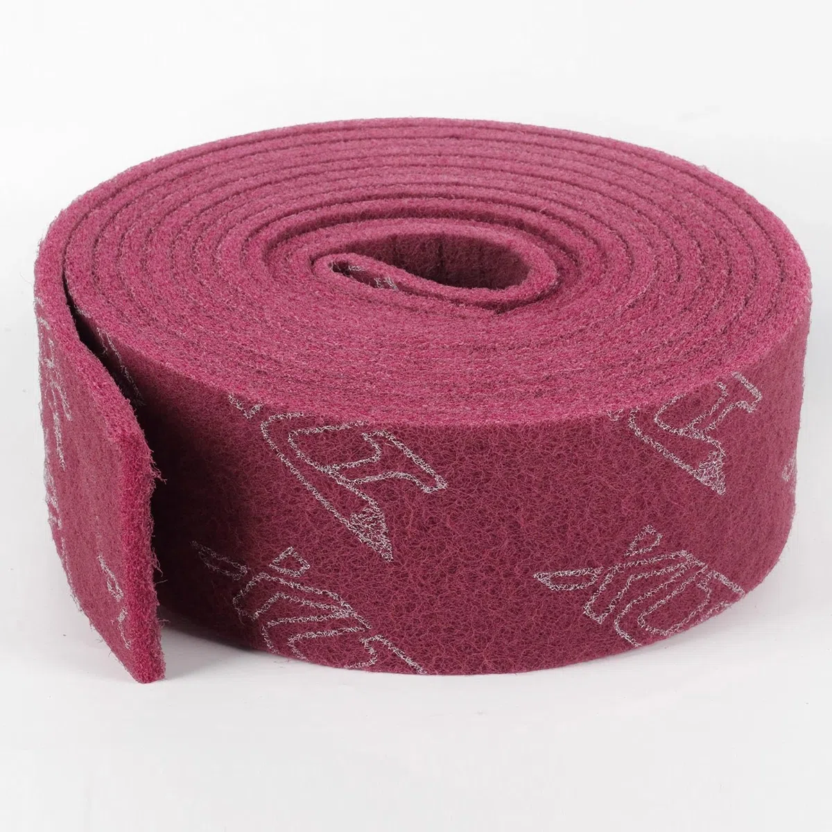 Rotolo Abrasivo Non Tessuto 5,7m x 100mm Spugna Abrasiva Grana 320-400 Rotolo di Vello Abrasivo Riutilizzabile Tappetini Abrasivi Cuscinetti Abrasivi per lucidatura Legno Metallo Acciaio Inox