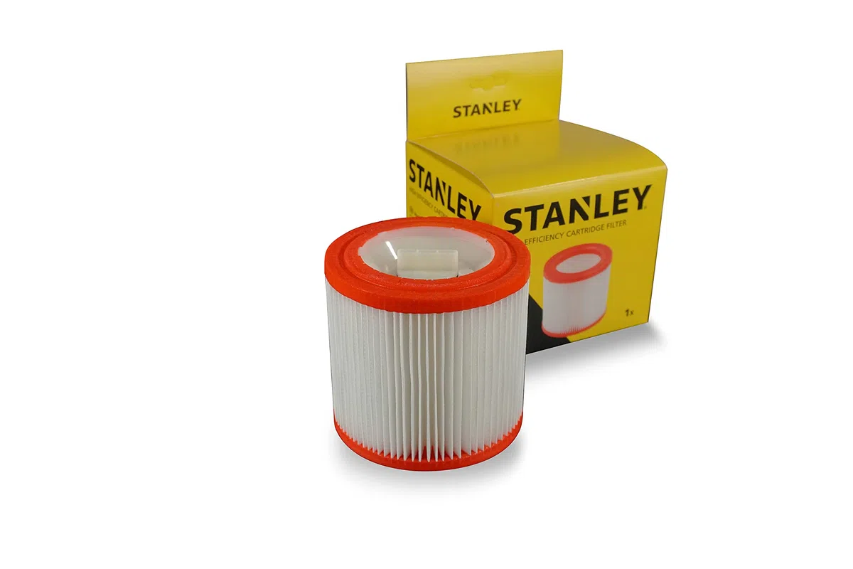 Stanley Filtro Cartuccia ad Ottima Efficienza per Aspiratori Solidi e Liquidi