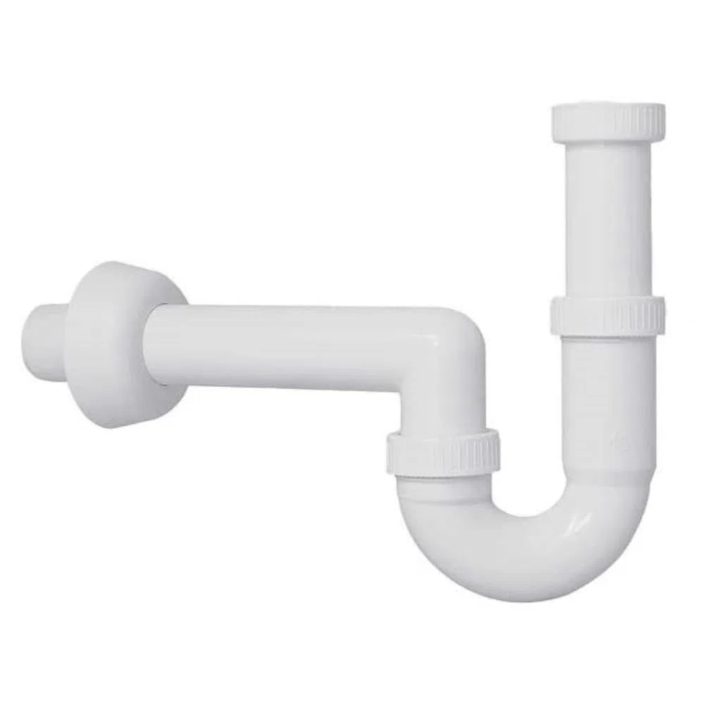 Schläfer 4618105 | Kit di Scarico con Sifone per Lavello Universale G 1 1/2 e Piletta con Tappo per Lavabo, Lavatoio, Lavanderia, Raccordo Tubo Scarico a parete da 40mm