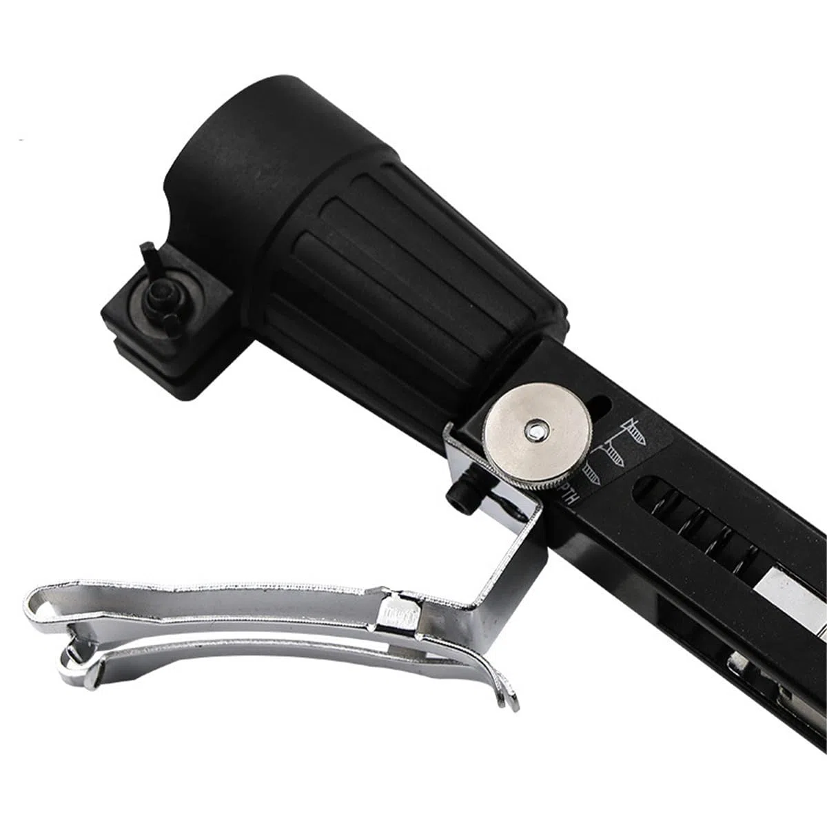 POFET Adattatore Pistola sparachiodi, Lavorazione del Legno Adattatore per Pistola sparachiodi Automatica Set di Catene per Trapano Elettrico con chiodo a Catena e Punta per cacciavite