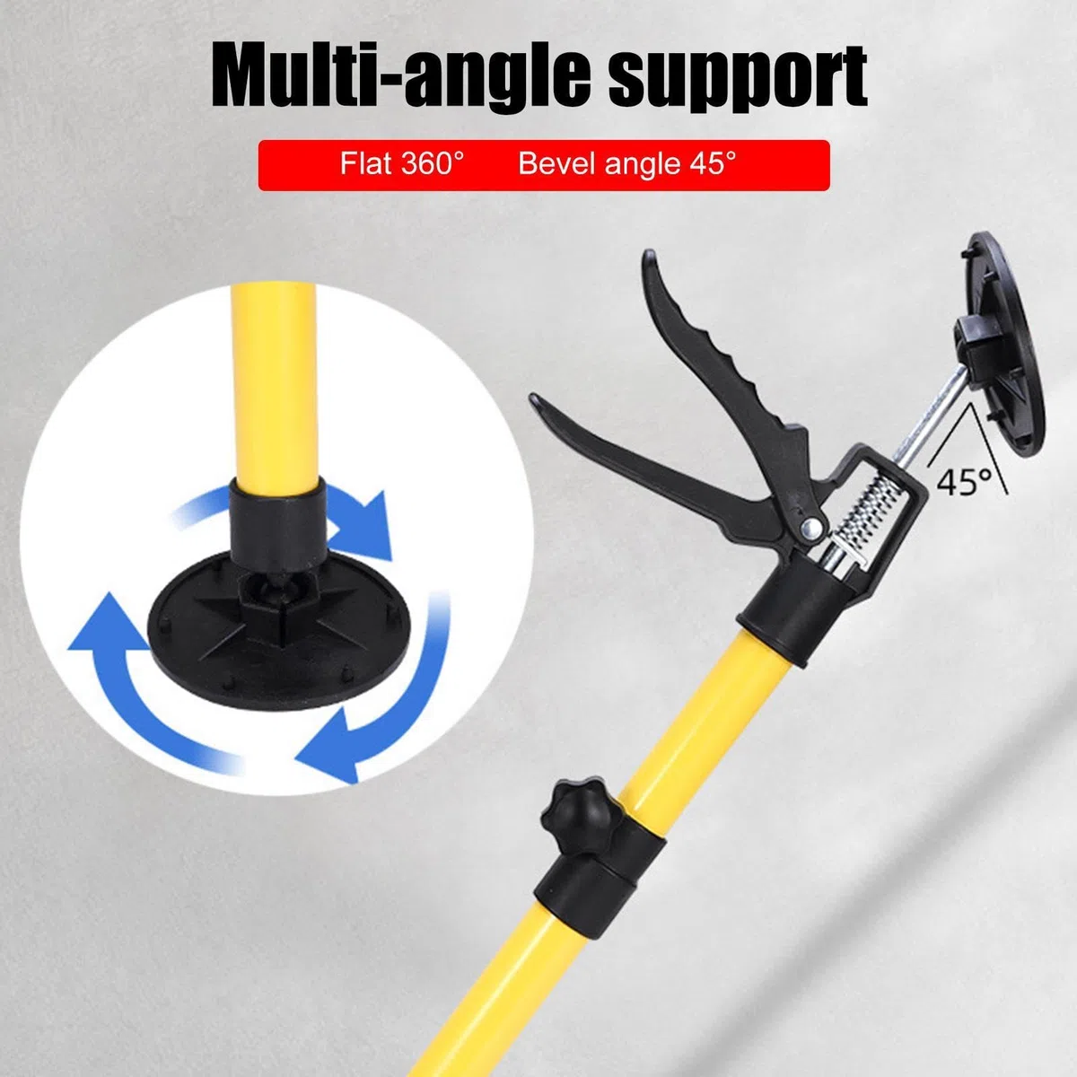 Cric per installazione di armadietti, grande sollevatore per mobili, portante, risparmio di manodopera, anti pizzicamento, supporto mani libere, antiscivolo, cric con cinghie di carico cricchetto,