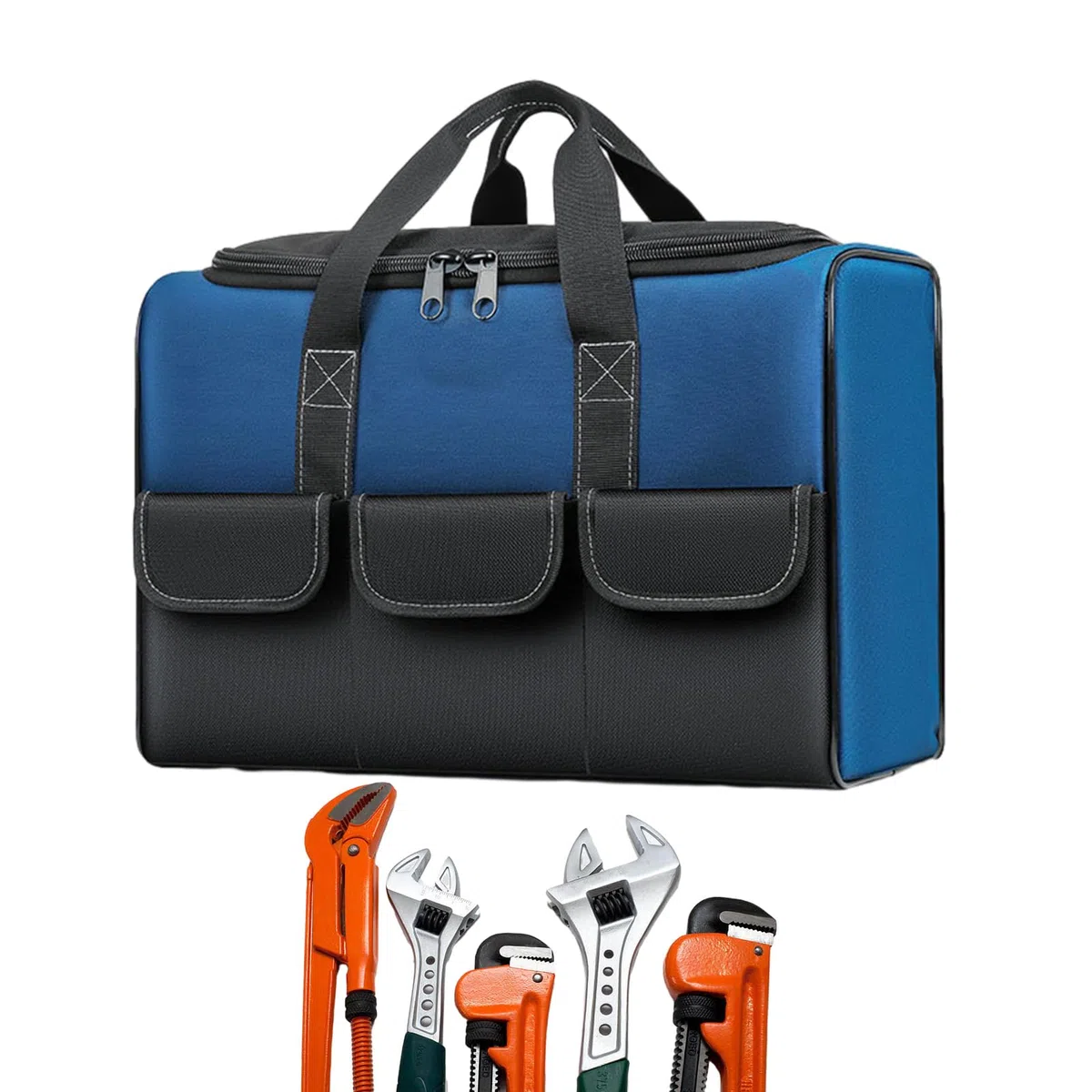 Borsa per Attrezzi Pesanti da Elettricista Impermeabile | Borsa Porta Utensili Professionale con Tasca Interna | Organizzatore per Borsa degli Attrezzi per Stoccaggio 'Attrezzatura