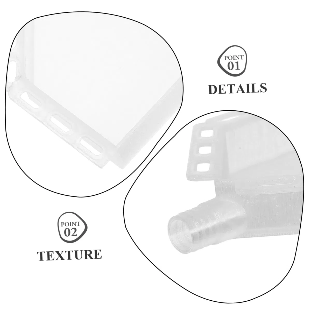 Vaschetta Raccogli-gocce Per Condizionatore D’aria in Plastica Resistente, Raccolta Condensa Foro Diametro 1,5 Cm, Accessorio Per Scarico Acqua Condizionatori, Protezione Pavimenti e Pareti