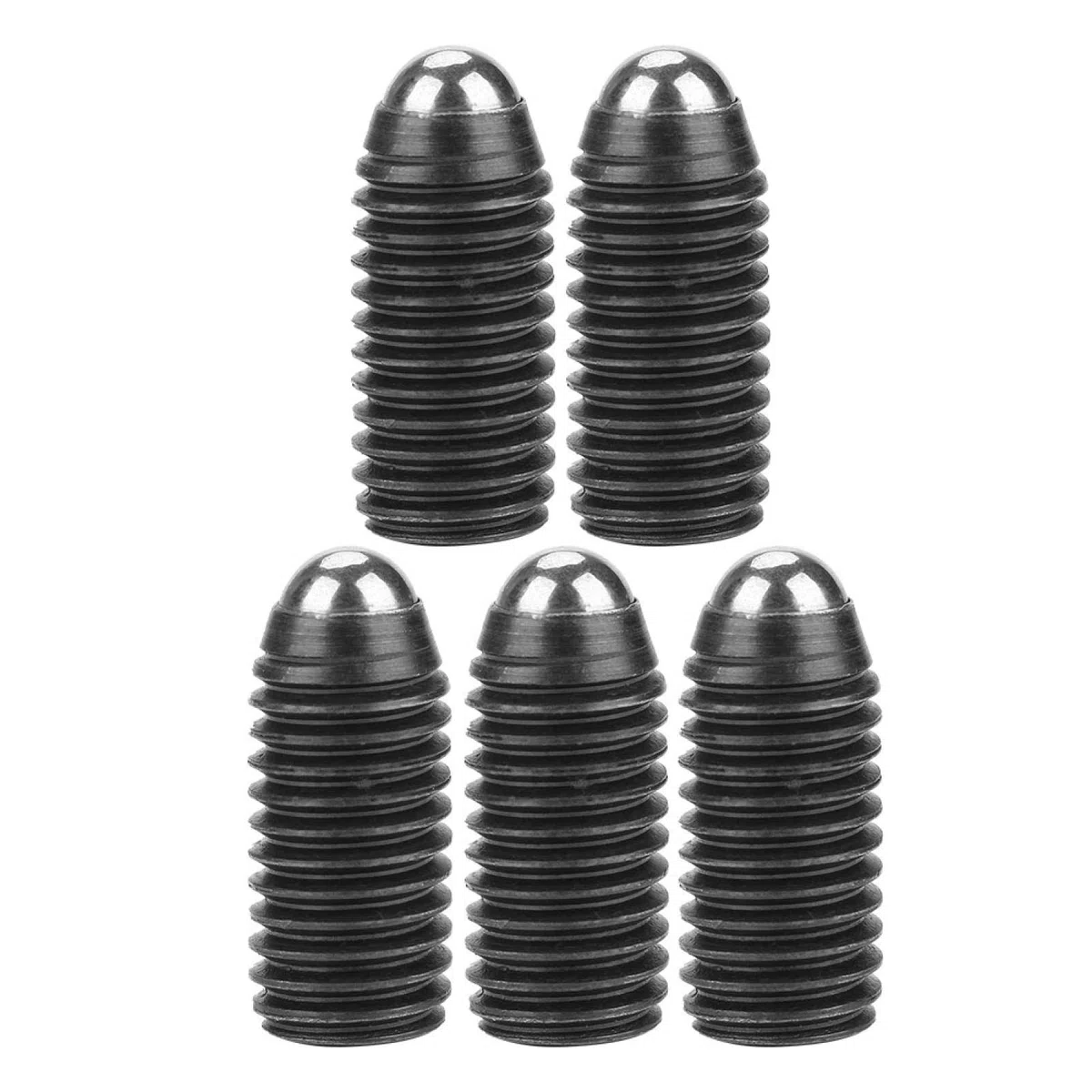 10 pz Molla Stantuffo M12 Vite Acciaio Al Carbonio Molla Stantuffo Sfera grano con sfera a molla m12 per Morsetti, Stampi, per Fabbrica, per Dispositivi Meccanici(M12*25(10PCS)) Veerklemmen