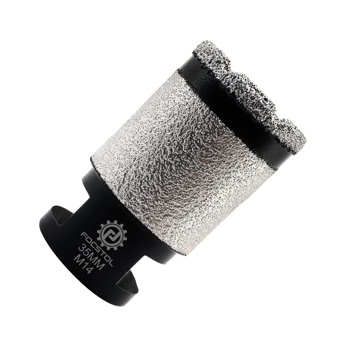 FOCSTOL Punte per Trapano Diamantate - 35mm Fresa Diamantata per Porcellanato Piastrelle Ceramica Marmo Granito Quarzo M14 Filettatura