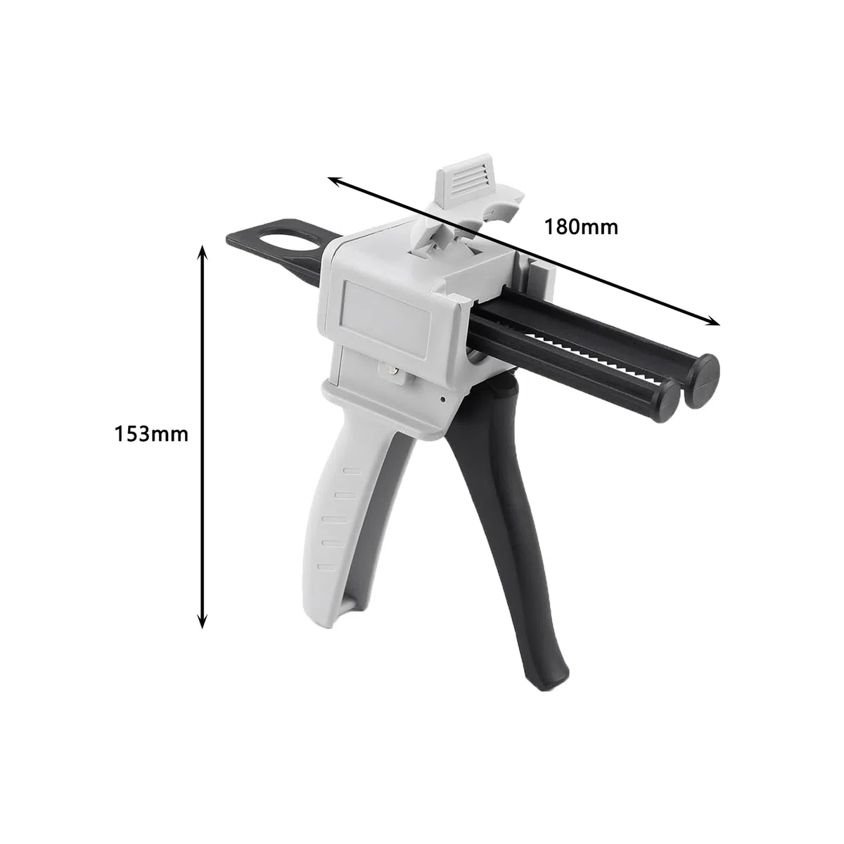 Pistola per colla manuale da 50 ml AB pistola per colla resina epossidica miscela 2:1 pistola a pressione mista barile