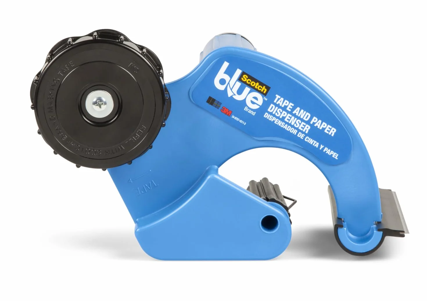 ScotchBlue M1000 Dispenser per Nastro e Carta per Mascheratura - Per l'uso su finestre, porte, vasche da bagno e altre superfici - Protegge dagli schizzi di vernice