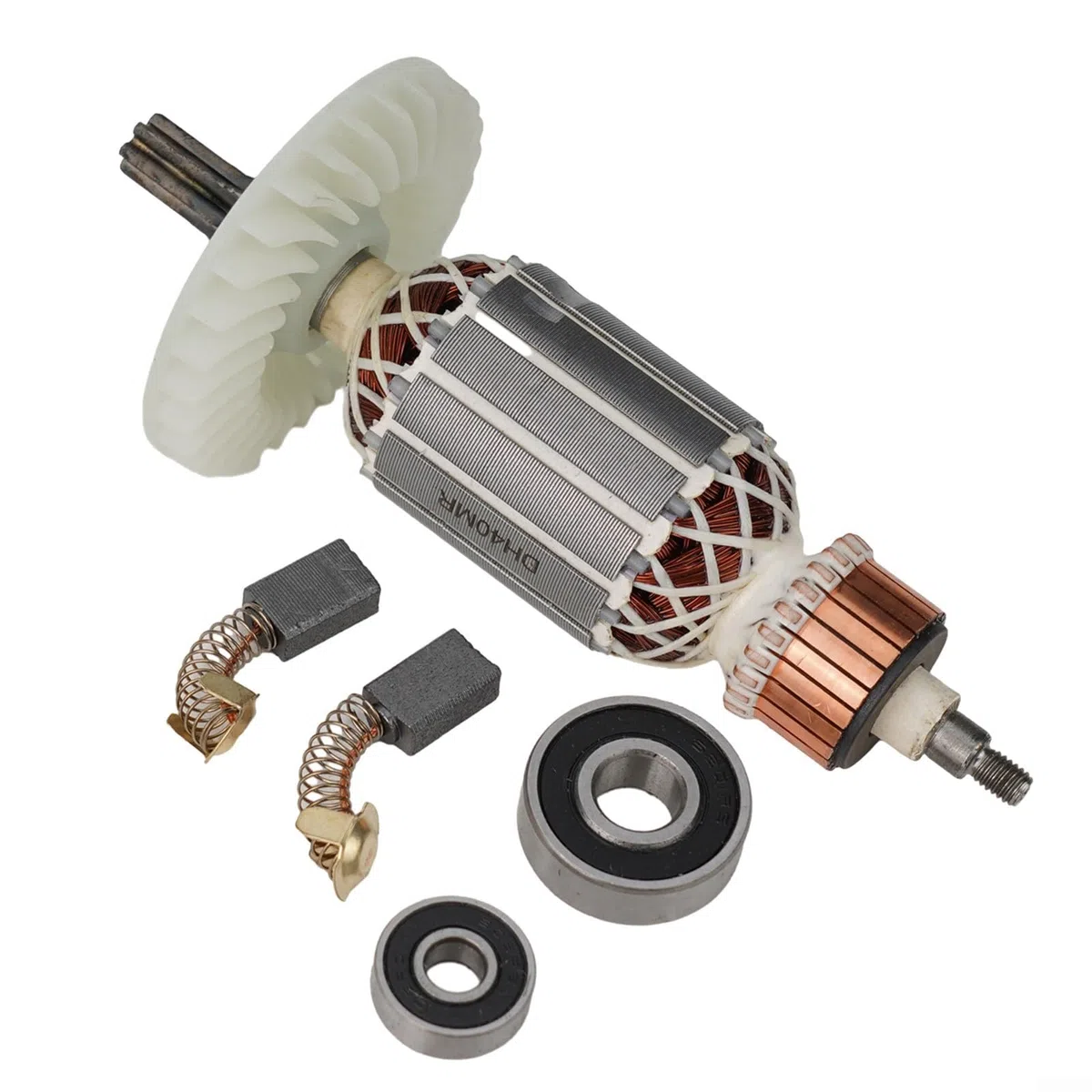 Spazzole in carbonio metallico per compatibilità, attacco rotore 220 V, ricambio con cuscinetti con martello rotante Hitachi Dh40mr Dh40sr Dh40fr