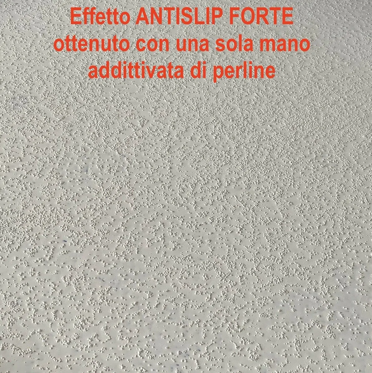 Smalto NAUTICO ACRILICO BICOMPONENTE SATIN ANTISCIVOLO ANTISDRUCIOLO ANTISKID KIT PRONTO ALL'USO SPECIALE PONTI E COPERTE (Kg 1,5 (1+0,2Cat+0,3Perline), RAL9010 BIANCO)
