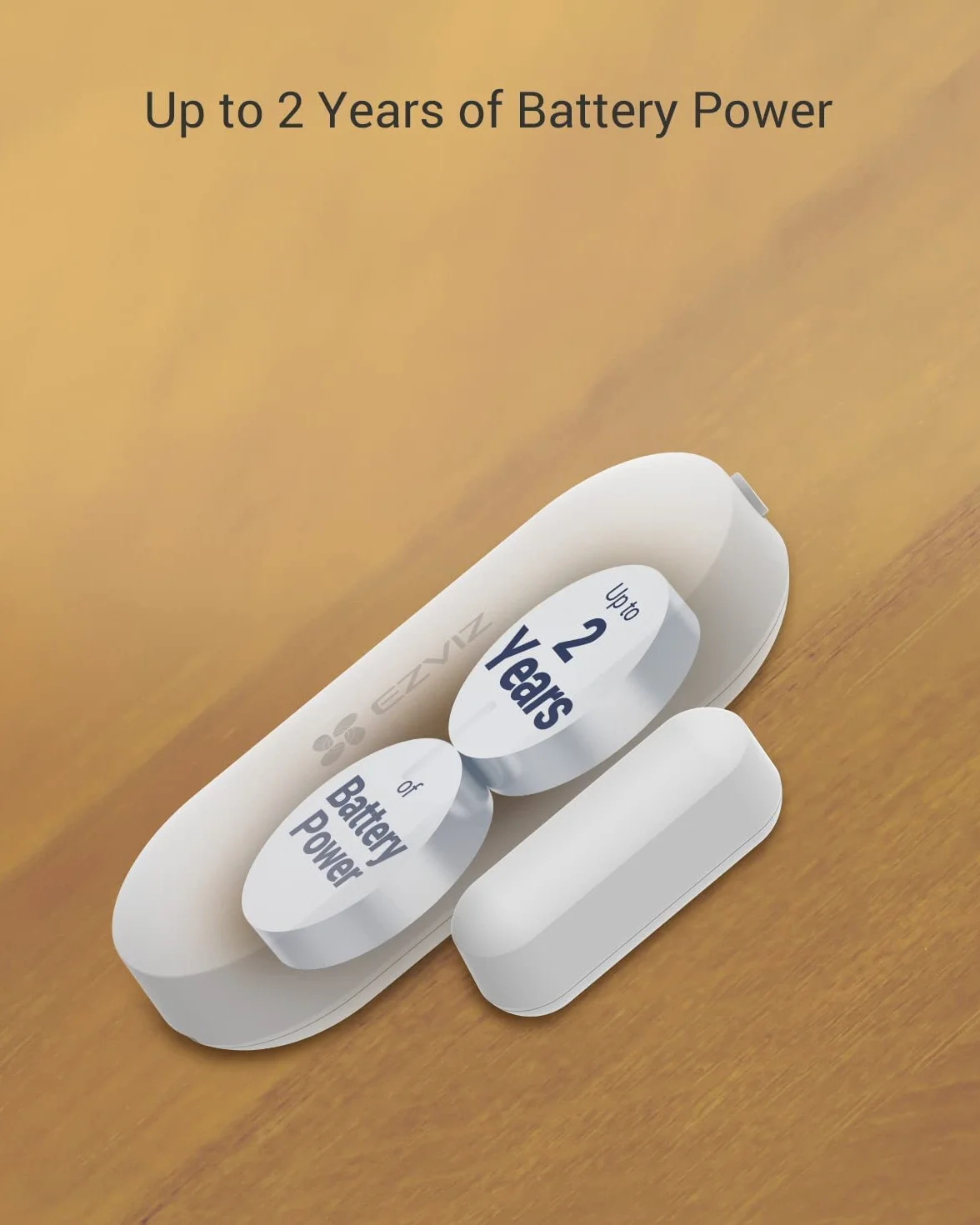 EZVIZ T2C Sensore per sistemi di allarme, Sensore wireless per porte e finestre Open Close Trigger bidirezionale per sistema di allarme domestico