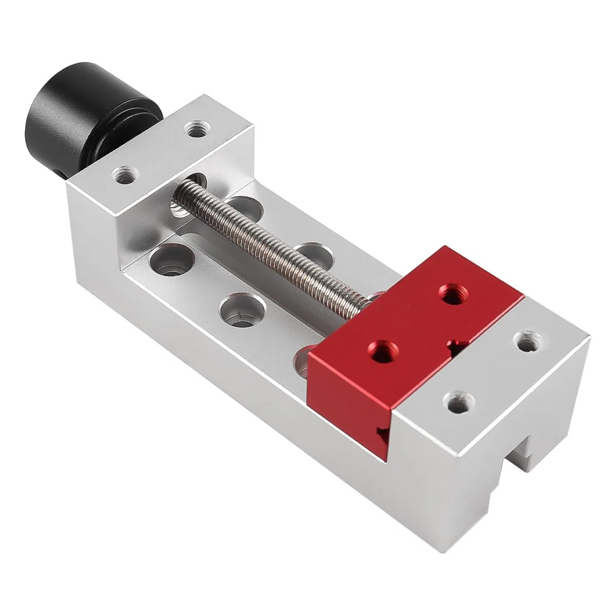Morsetto parallelo da tavolo Mini morsa da banco CNC Morsetto parallelo aperto in lega di alluminio per officina industriale Riparazione orologi Scultura Gioielli Strumenti