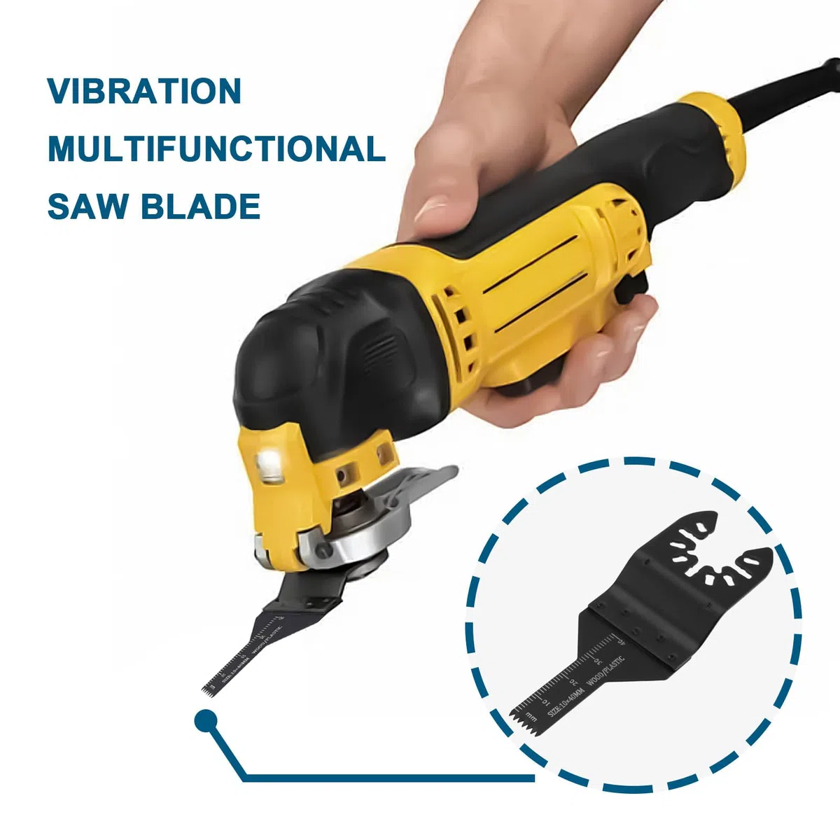 10 Pezzi Set Di Lame Multiutensile Oscillanti Da 90x10mm Per Sega Per Legno Compatibile con Dewalt Compatibile con Fein Compatibile con Makita