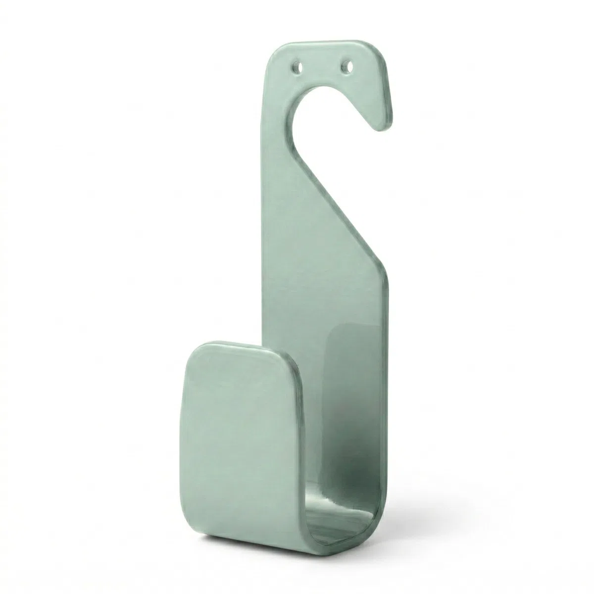 LIVLIG Gancio Portatubo Irrigazione Senza Forare - Supporto Tubo Giardino a Parete in Metallo per 10m Tubo Classico / 20m Tubo Flessibile - Made in Italy - Verde