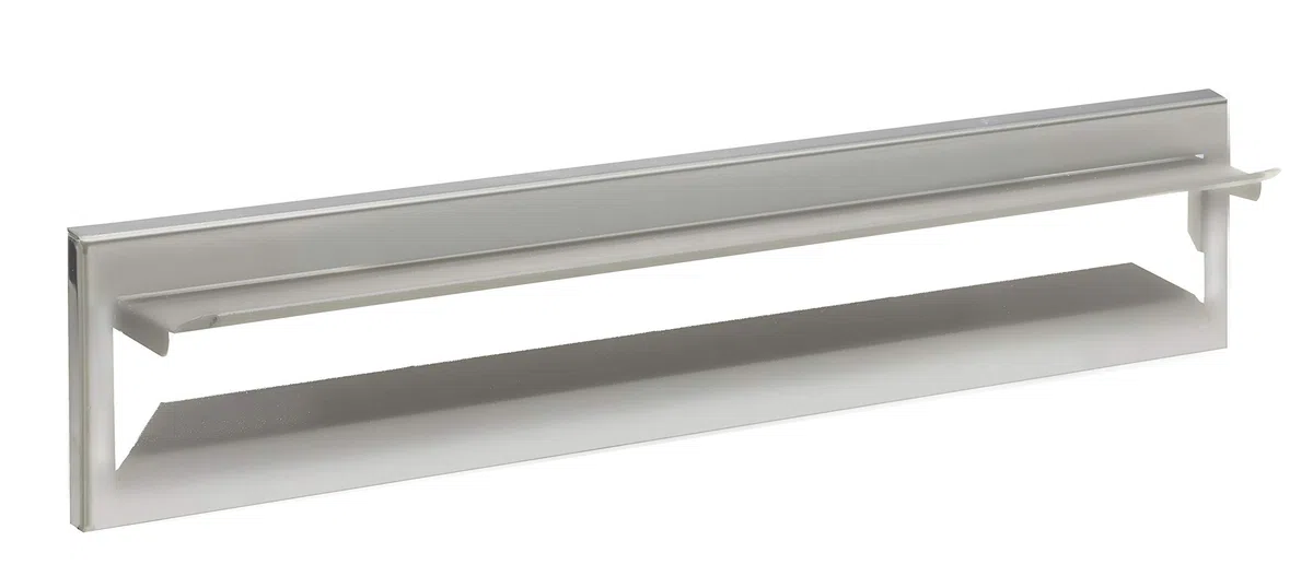 ARREGUI C611 Maxi Copri fessura Inox per Porte o Cancelli Esterno, Portalettere Esterno, Apertura 32,5 x 3 cm, Anticorrosivo, Facile da Installare, Misura 34,6 x 7,5 cm, Acciaio Inox Lucido