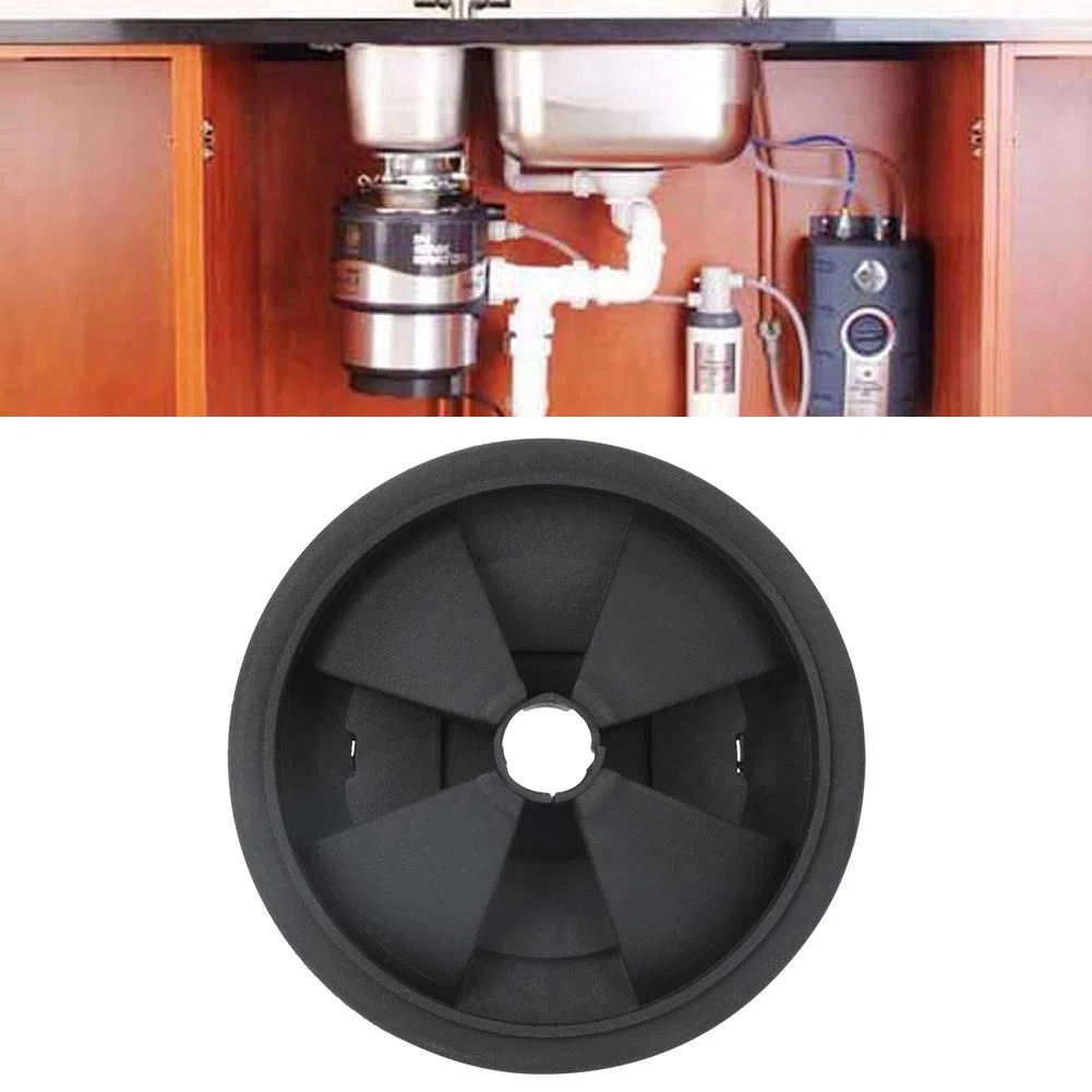 Tbest 2 Pezzi Copertura Antischizzi in Silicone per Tritarifiuti Compatibile con InSinkErator, 87mm Diametro Esterno