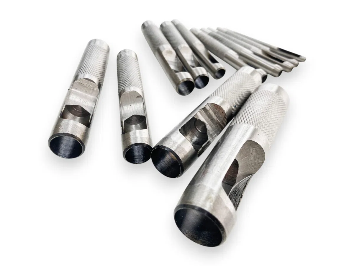 Toolzone PN104 3 – 19 mm Fustelle per fori circolari, per pelle/gomma/cartone/guarnizioni/plastica/carta – colore nero (12 pezzi)