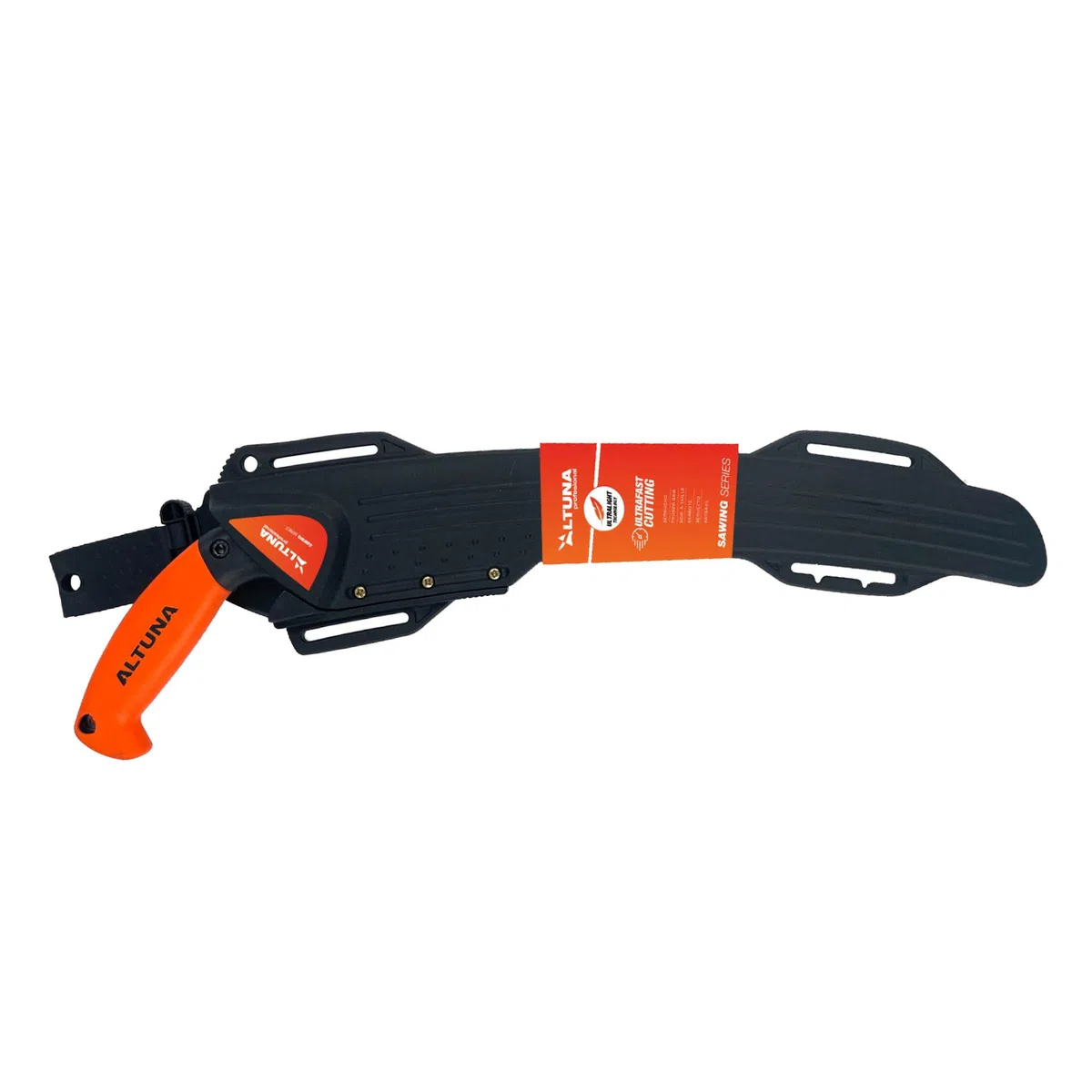 Seghetto di Potatura 29604RE330 - Dentatura Giapponese - Lama Rettificata 330mm - Impugnatura in Fibra Ergonomica - Sega a Mano per Legno - Resistente e Leggera - Include Custodia - Altuna