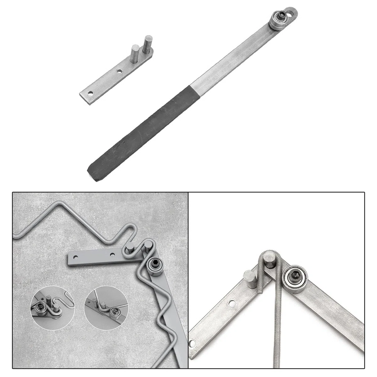 perfk Piegatubi Manuale, Piegatori per Barre, Piegatubi Rame, Piegatubi Portatile Fai Da Te Acciaio Ad Alto Tenore Di Carbonio per 1-10 Mm per Ferro, Acciaio, Rame, Acciaio Inossidabile