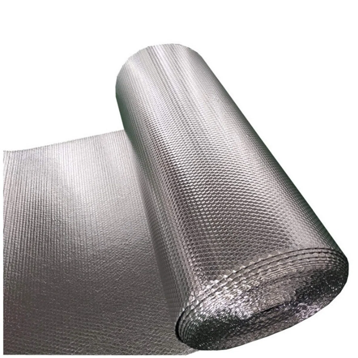 DIWAL Rotolo di Isolante Termico Riflettente Autoadesiva Rotolo di Isolamento A Doppia Bolla Isolante Rotolo Isolamento Pannello Termoriflettente per Termosifoni Tetto Attico Porta (Size : 1mx3m)