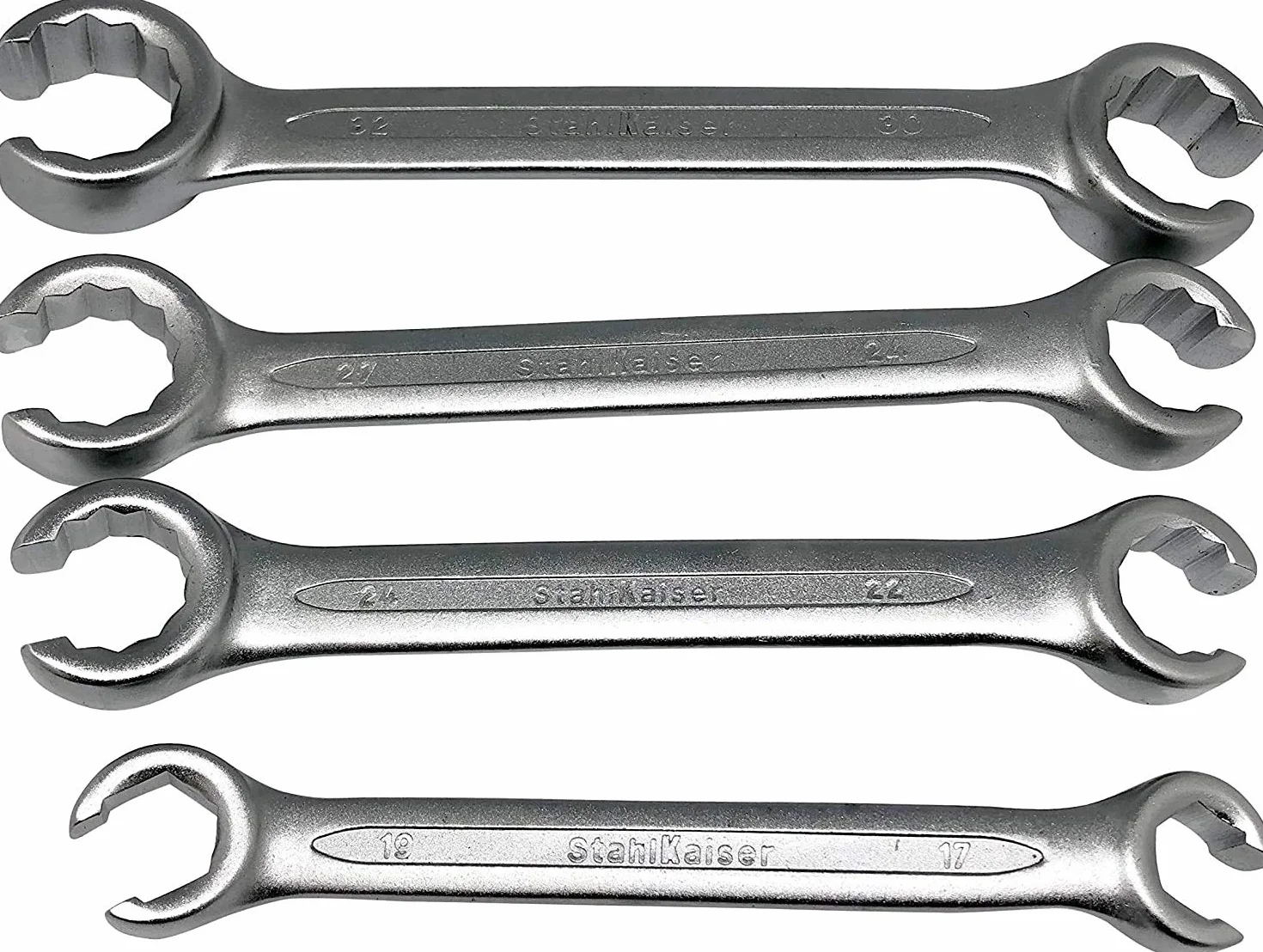 Extra grande 4 pezzi di doppio anello Set di chiavi fino a 32 mm tubo freno freni idraulici camion trattore