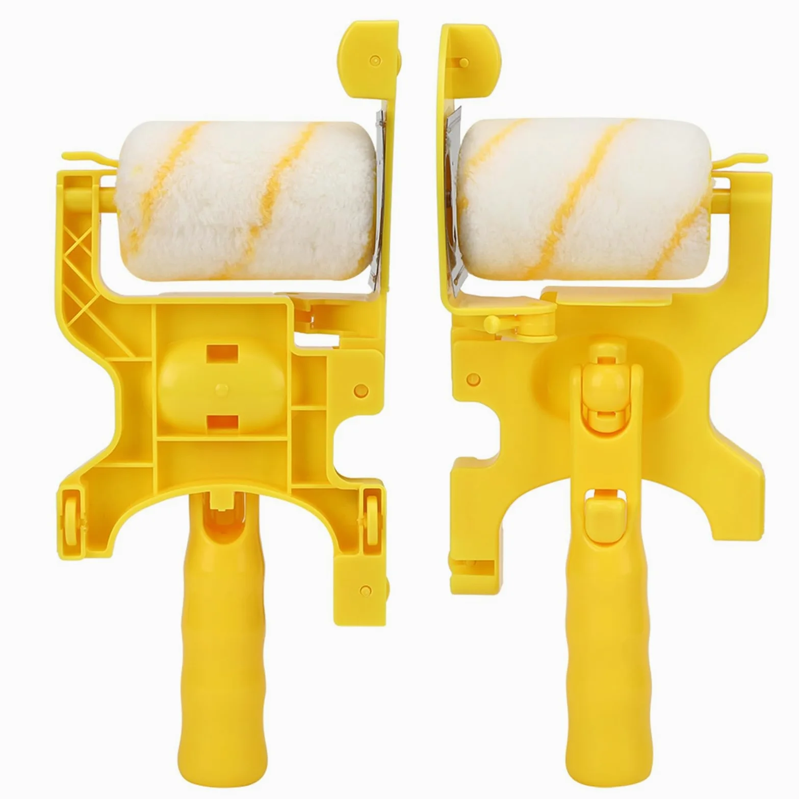 Bordo per rullo di vernice, kit di bordo per vernice portatile con rullo e pennello, Bordo per pittura portatile per strumento di sicurezza a soffitto a parete per la casa, 30 x 12 x 6,4 cm