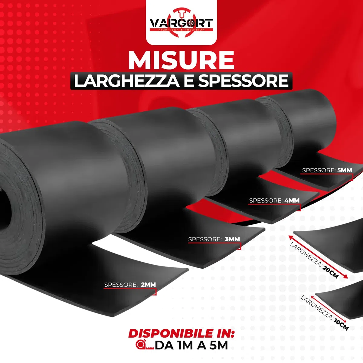 pavimento gommato antivibranti gomma larghezza 20 cm x lunghezza 1m, spessore 2mm rotolo gomma antiscivolo per tappeto garage, tappeto caucho antivibrazioni, caucho per tavolo da lavoro