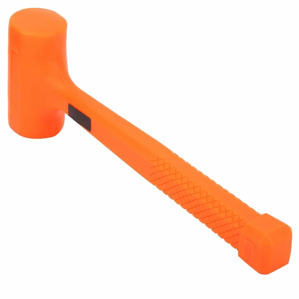 Martello di gomma in PVC, hamme a colpo morto, strumento di installazione a prova di alcali resistente agli acidi con antiurto per miniera di carbone petrolchimica(1LB)
