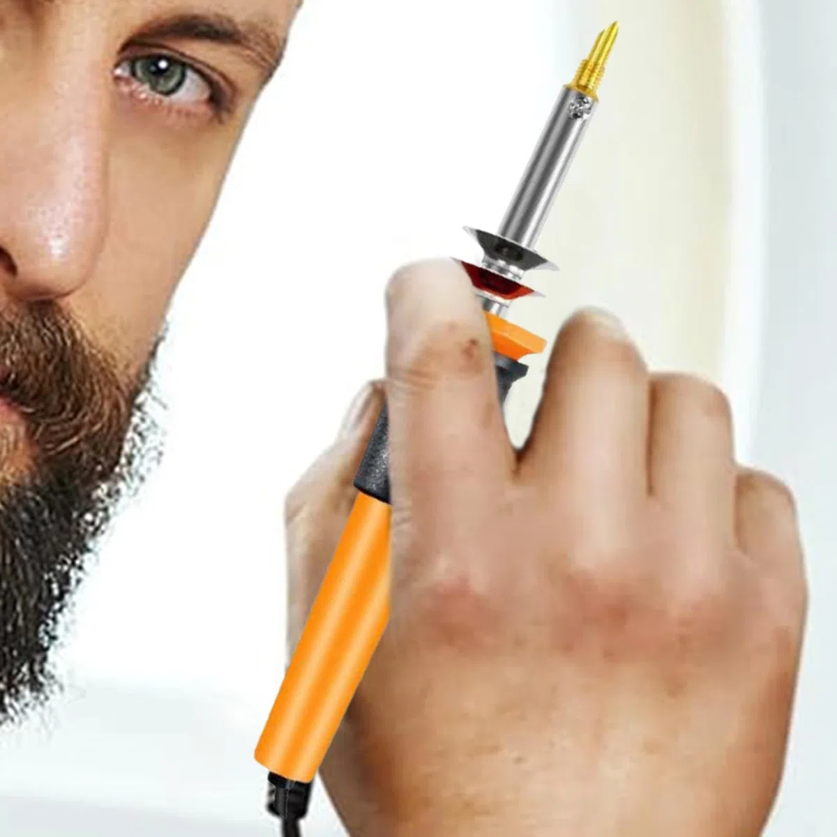 Set per legna in pelle, set di punte per legna, Set unico per legna da 65 pezzi, Strumenti per la testa da intaglio Kit di lavorazione sicuro e stabile per artisti e hobbisti