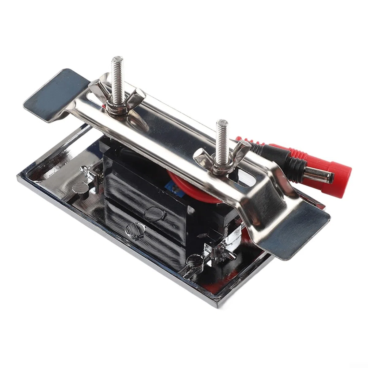 Kit valvola di scarico automatica per orinatoio a infrarossi, sensore touchless, con regolazione telecomando, basso consumo energetico DC 6 V, per costruzioni in metallo per bagni pubblici (B