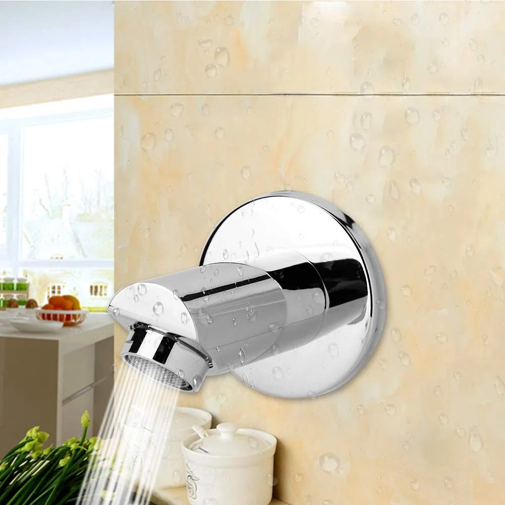 Bocca Per Vasca da Bagno, Filettatura G1/2 Pollici Installazione Nascosta Rotonda in Rame per Doccia Accessorio Per Pannello