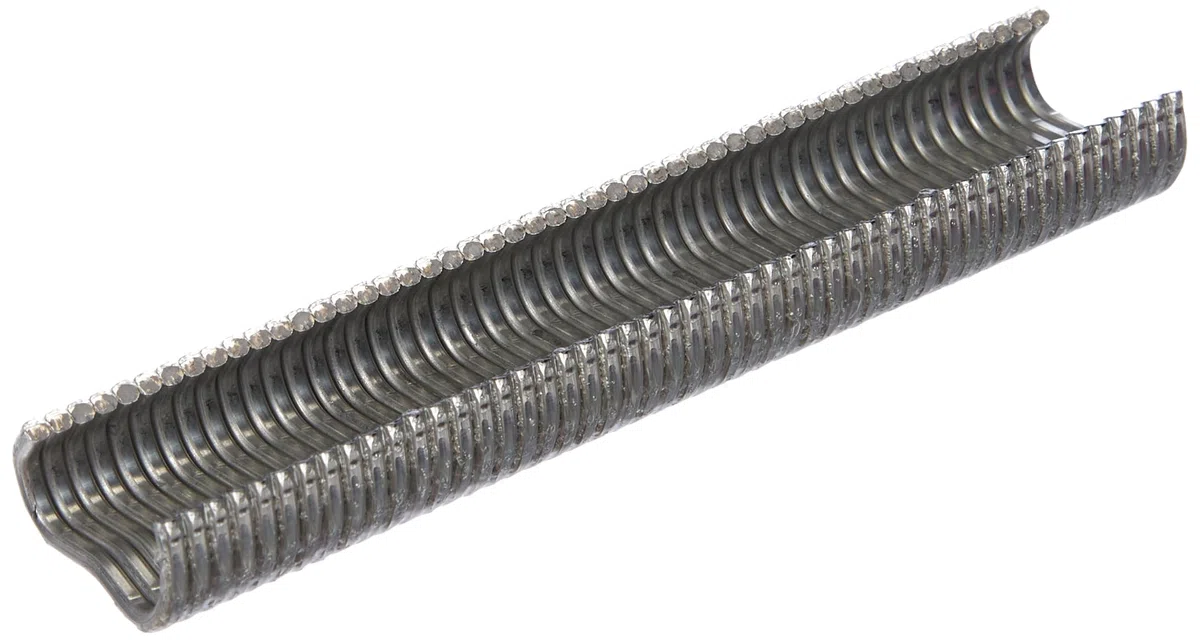 Alberts 531188 Clip in Filo Metallico, zincato, Larghezza 22 mm, Set da 800