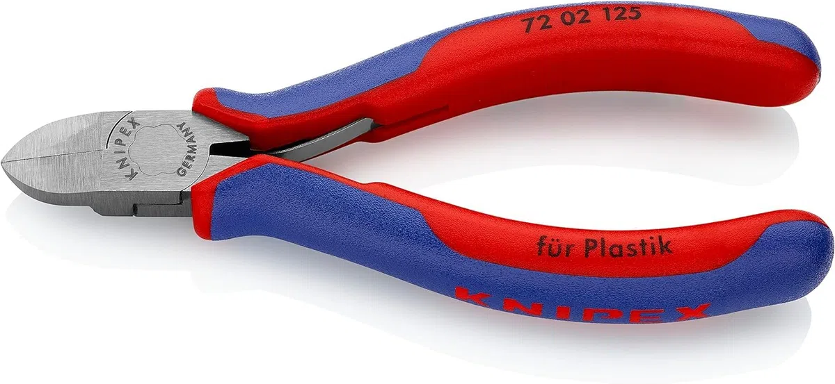 KNIPEX Tronchesi per resina sintetica con impugnature multicomponente 125 mm, 72 02 125